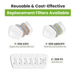 AirGearPro M-500 Dust and Gas Mask with Filter