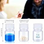 6-Pack 1 oz Leakproof Reagent Sample Bottles