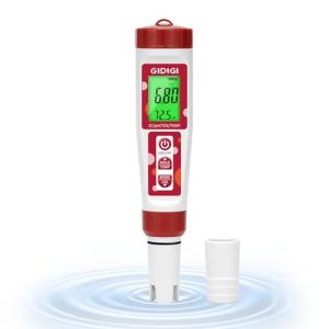 Digital 4-in-1 pH and TDS Meter