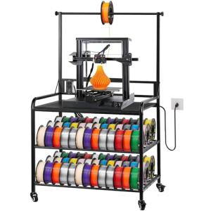 VEVOR 3D Printer Filament Storage Rack with Wheels
