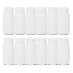 High Density Polyethylene Wide Mouth Reagent Bottles - 12 Pack