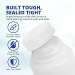 High Density Polyethylene Wide Mouth Reagent Bottles - 12 Pack