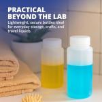 High Density Polyethylene Wide Mouth Reagent Bottles - 12 Pack
