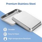 Stainless Steel Medical Trays - 3 Pack