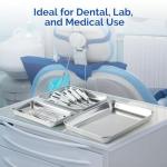 Stainless Steel Medical Trays - 3 Pack