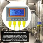 4-Channel Digital Thermocouple Thermometer with SD Card