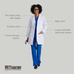 Grey's Anatomy Women's Lab Coat 34" - X-Large