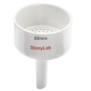 StonyLab 60 mm Porcelain Buchner Funnel