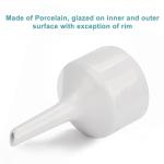 StonyLab 60 mm Porcelain Buchner Funnel