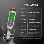 VIVOSUN 3-in-1 Digital pH Meter for Water Testing