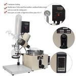 BAOSHISHAN Rotary Evaporator Lab Rotovap with Manual Lift Digital Controller 0-120rpm 0-180℃ 110V (5L)