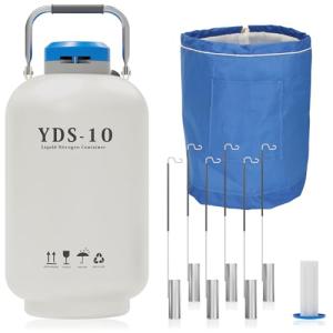 Treasea 10L Aluminum Alloy Liquid Nitrogen Container