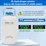 Treasea 10L Aluminum Alloy Liquid Nitrogen Container