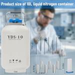 Treasea 10L Aluminum Alloy Liquid Nitrogen Container