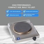 Cadco KR-S2 Electric Countertop Hot Plate, 11.5