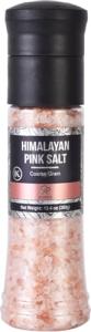 Himalayan Pink Salt Grinder Set with Adjustable Mills