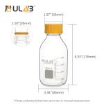 500ml Borosilicate Glass Media Storage Bottles - Pack of 6