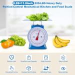 220LB Heavy Duty Mechanical Kitchen Food Scale