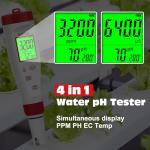 Digital pH and TDS Meter for Water Testing