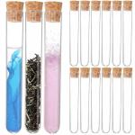 15pcs 25ml Glass Test Tubes with Cork Stoppers