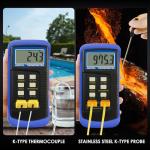 DANOPLUS Dual-Channel High Accuracy K-Type Thermometer