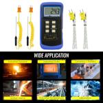 DANOPLUS Dual-Channel High Accuracy K-Type Thermometer