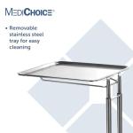 MediChoice Adjustable Mayo Instrument Stand Cart