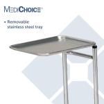 MediChoice Adjustable Mayo Instrument Stand Cart
