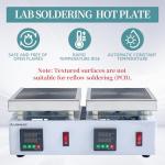 LABHOUSE Digital Soldering Hot Plate 2000W Dual Heater