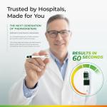 NexTemp High-Accuracy Single-Use Thermometers - 100 Pack