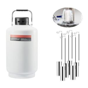Happybuy 10L Cryogenic Liquid Nitrogen Tank Set