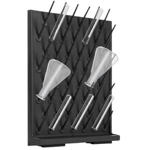 Wall-Mounted Lab Glassware Drying Rack with 52 Pegs