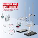 Happybuy Lab Stand with Steel Rod and Base