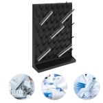 Wall-Mounted Lab Glassware Drying Rack with 52 Pegs