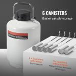 Happybuy 10L Cryogenic Liquid Nitrogen Tank Set