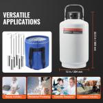 Happybuy 10L Cryogenic Liquid Nitrogen Tank Set