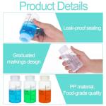 8oz Wide Mouth Plastic Bottles with Airtight Lids