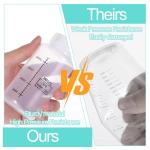 8oz Wide Mouth Plastic Bottles with Airtight Lids