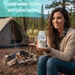 8oz Wide Mouth Plastic Bottles with Airtight Lids