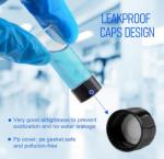 Jiuwu 10 Pack 5mL Glass Vials with Caps