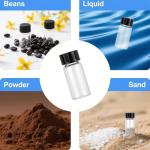 Jiuwu 10 Pack 5mL Glass Vials with Caps