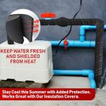 Redford Supply Pipe Insulation Wrap, 6in x 14ft