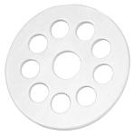 Unglazed Porcelain Desiccator Plate with Holes, 25cm