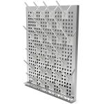Stainless Steel Wall-Mount Lab Glassware Drying Rack