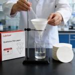 90 mm Medium Speed Cellulose Filter Paper - 100 Pcs