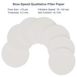Labasics 10 Micron Filter Paper Circles, 100 Pcs