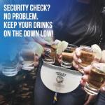 Concealed 32oz Flask Pouch for Wine & Liquor