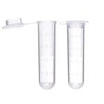 5ml Microcentrifuge Tubes - 300 Pack, Clear Vials