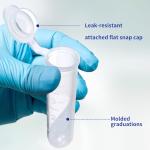 5ml Microcentrifuge Tubes - 300 Pack, Clear Vials