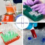 5ml Microcentrifuge Tubes - 300 Pack, Clear Vials